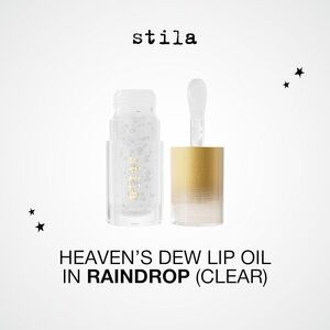 NIB: Stila Heaven's Dew Lip Oil - Clear Shine!